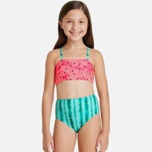 Girls Summer Sweet Watermelon Bikini Set Cat & Jack Size M sz 6/7